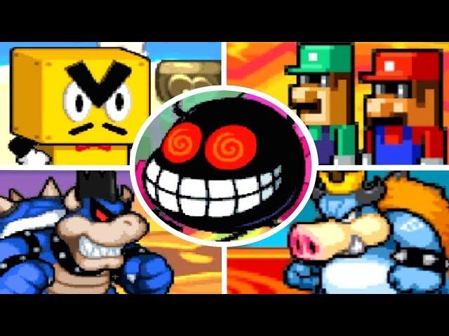 Mario & Luigi: Bowser's Inside Story - All Bosses (No Damage)