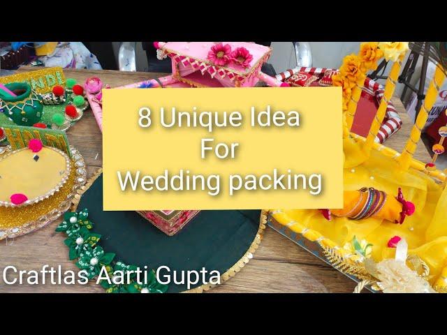 कम पैसों में कैसे करे शादी के समान की सजावट | Trousseau Packing Unique Ideas @Craftlas_Aartigupta