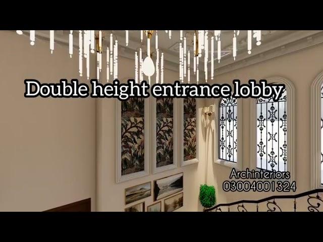 Double height classic Entrance lobby