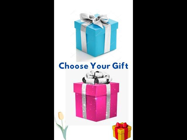 Blue vs Pink | Choose your Gift