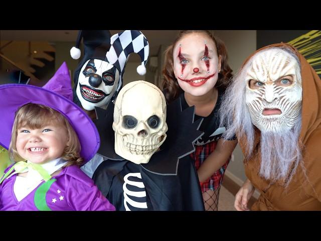 HALLOWEEN Scary costumes & Creepy make-up VLOG