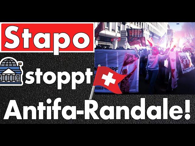 Schlagstock & Pfefferspray gegen unbewilligte Demo von Linksextremen & Antifa in Zürich!