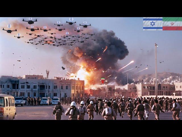 3,200 ISRAELI Drones Launched to Attack Iran! Bomb Drones to Destroy Iranian City in simulation arma