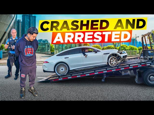 MARTY CRASHES HIS NEW BENZ INTO A SEMI TRUCK ITS TOTALED