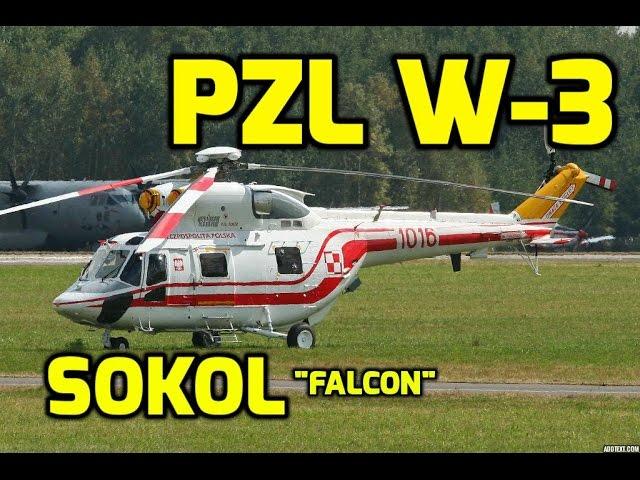PZL W-3 Sokol Swidnik Helicopter: EXTREME take-off - fly by - and close-up landing! A MUST SEE!!!