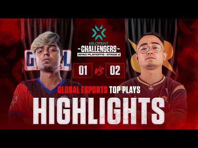 GE vs RRQ Top Plays Highlights | Global Esports VCT APAC Challengers