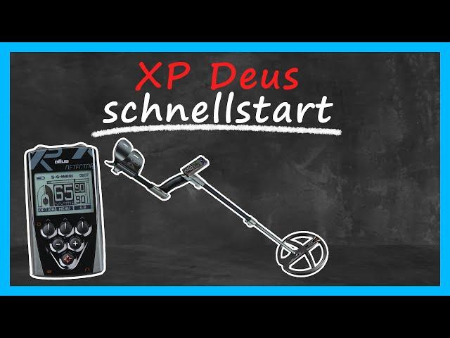 XP Deus Schnell-Start Anleitung