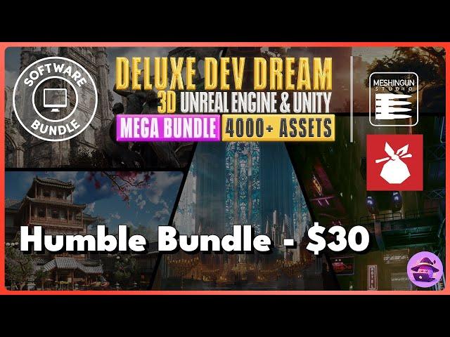 Humble Bundle: Deluxe Dev Dream Mega Bundle by Meshingun Studio - Over 4000 assets!