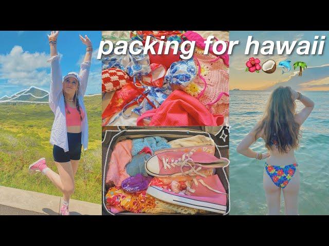 GRWM for HAWAII!! pack with me, getting my nails done, shopping, etc!!