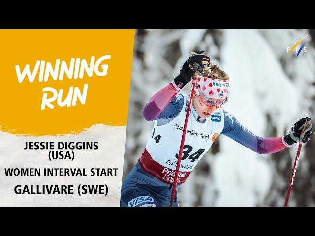 Diggins edges Swedish rivals in the 10K | FIS Cross Country World Cup 23-24