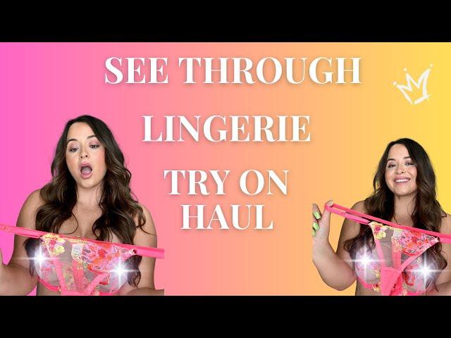 TRANSPARENT TRY ON Haul with Mirror View! | Jean Marie Try On