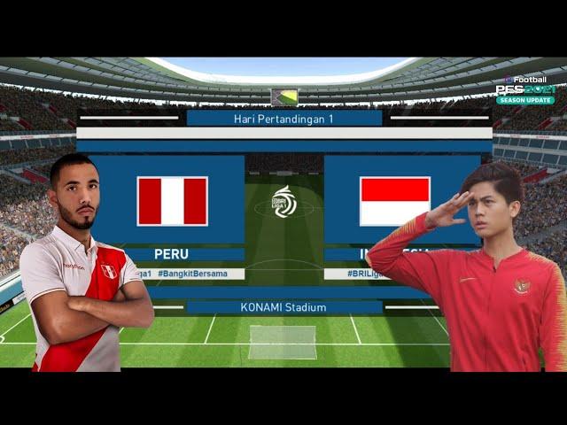 INTERNATIONAL TEAM TOUR PERU VS INDONESIA - ∈FOOTBALL PES 2021 MOBILE 