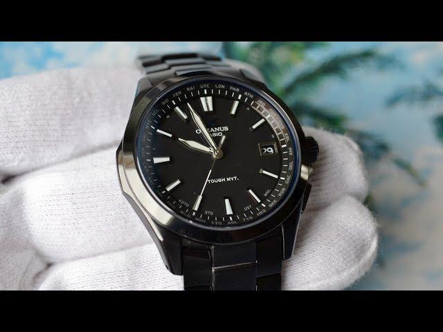 Чёрная сотка Casio Oceanus OCW-S100B-1AJF