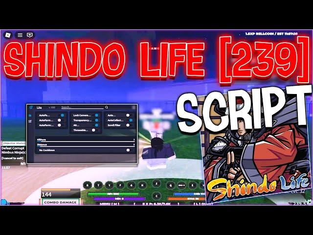 Shindo Life Script / Hack GUI - (Auto Farm, Auto Collect, Kill Aura)