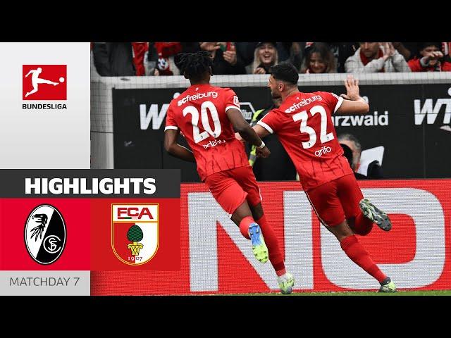 Freiburg Marches On! | SC Freiburg - FC Augsburg 3-1 | Highlights | Matchday 7 – Bundesliga 2024/25