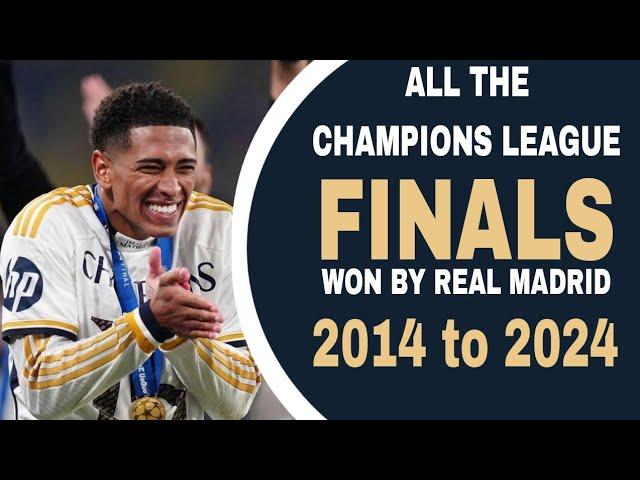 All The UCL finals won by | Real Madrid • In The Last Decade