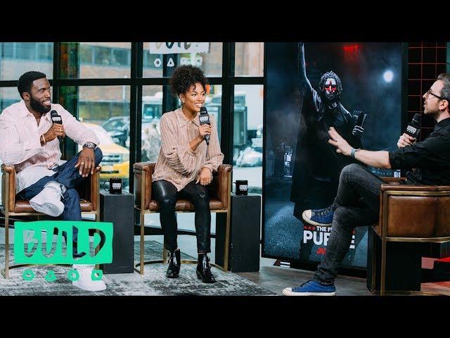 Y’lan Noel & Lex Scott Davis Talk About Their New Movie, "The First Purge"