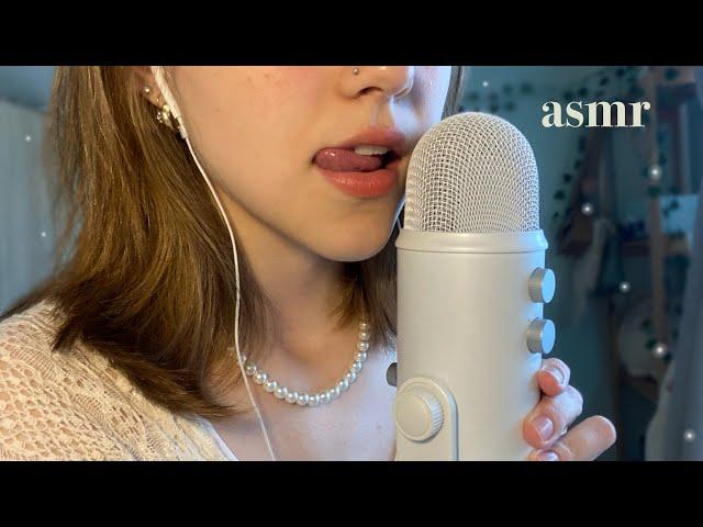 ASMR ~ paintbrush + mouth sounds (100% tingles)