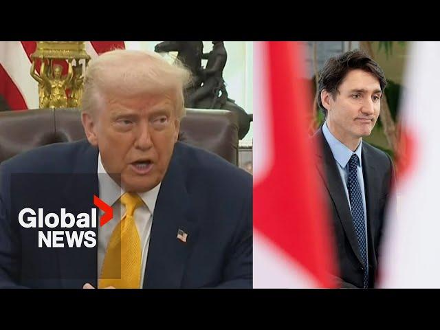 "It's not fair": Trump says new US tariffs coming on Canadian dairy, lumber