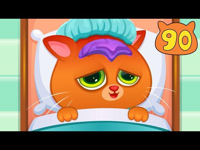 Суровый КОТИК БУБУ №90. У Бубу болит голова и мозг. Мультик ИГРА про котят на Хвостик ТВ