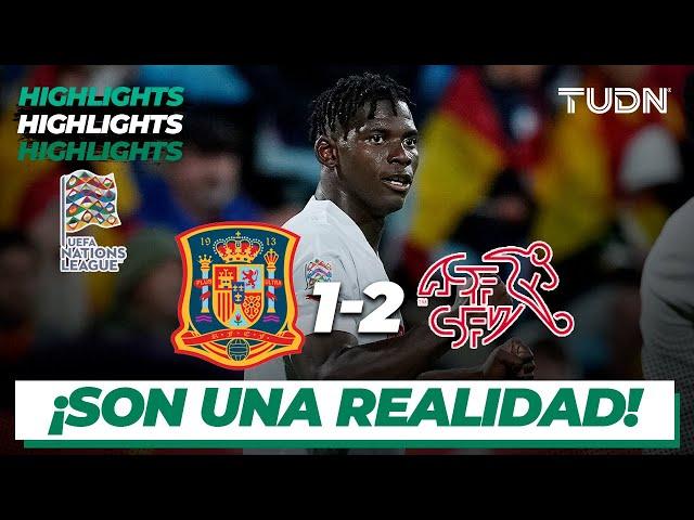 Highlights | España 1-2 Suiza | UEFA Nations League 2022 | TUDN