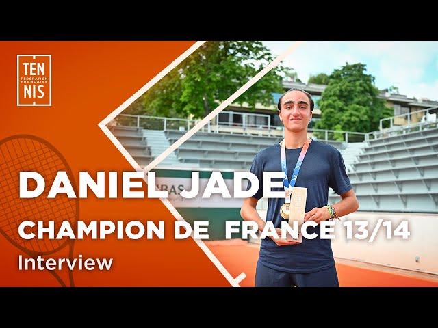 Daniel Jade, champion de France 13/14 ans
