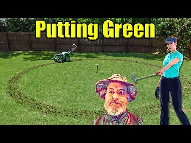 Home Golf Putting Green - One Day Install