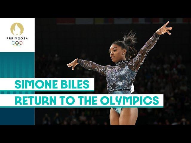 Simone Biles' Olympic floor routine  | Paris2024 Highlights