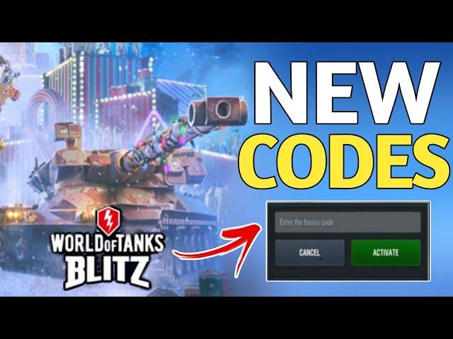 NEW CODES ️ WORLD OF TANKS BLITZ CODES 2025 - WOTB CODES - WOT BLITZ CODE