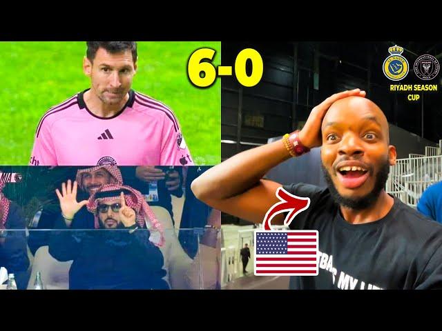 AMERICAN FAN WATCHES AL NASSR DOMINATE INTER MIAMI in "LAST DANCE"