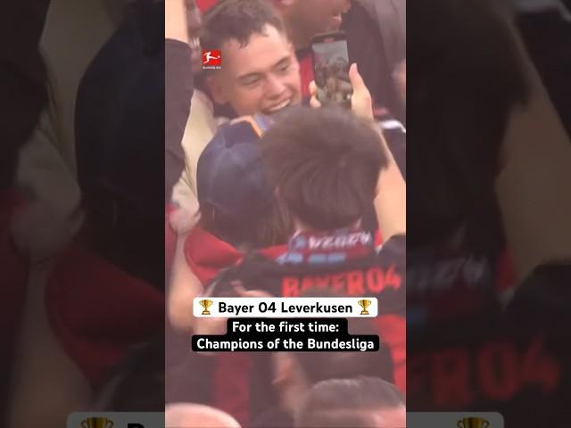 THEY'VE DONE IT! ️ Florian Wirtz Celebrates with the Fans!