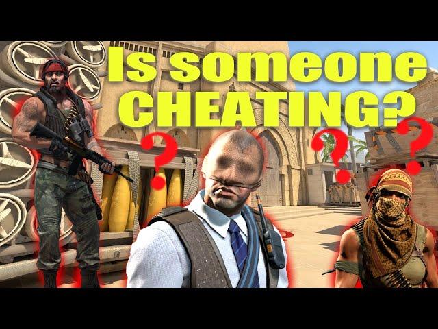 He Wasn't Sure But Thought Someone Was Cheating!