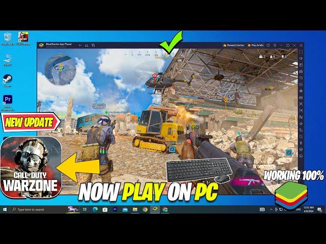 How To Install CALL OF DUTY WARZONE MOBILE On A Windows PC now Working on Bluestacks (fixed)