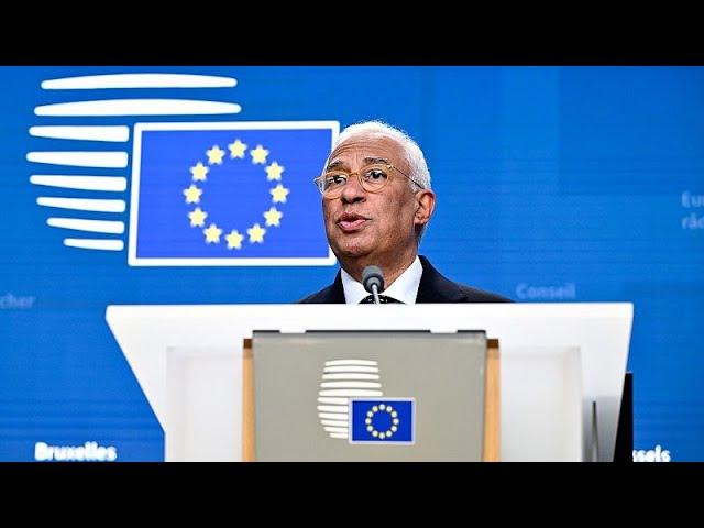 'Hungary is isolated,' António Costa says after Orbán blocks joint EU text on Ukraine