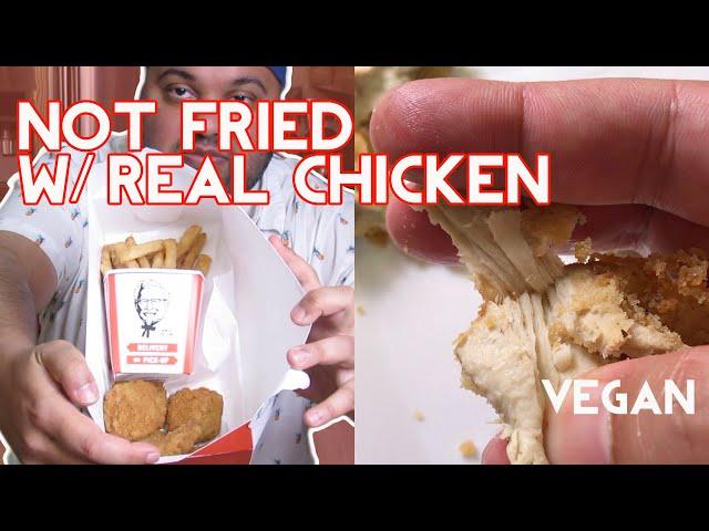 Tasting KFC's New VEGAN Beyond Chicken (NO, it was NOT fried in the same oil as the real chicken!)