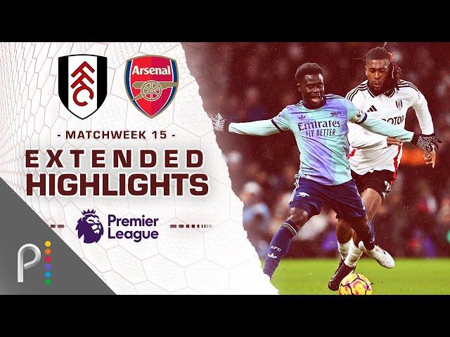 Fulham v. Arsenal | PREMIER LEAGUE HIGHLIGHTS | 12/8/2024 | NBC Sports