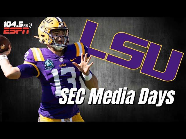 FULL PRESS CONFERENCE: LSU QB Garrett Nussmeier At SEC Media Days | Talks Leading Tigers Offense