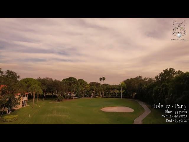 Hole 17 at Bonita Fairways Golf Club in Bonita Springs, Florida