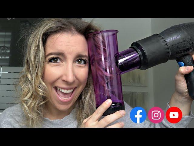 TEST DU DIFFUSEUR POUR BOUCLER LES CHEVEUX (MAGIC HAIR CURLER)