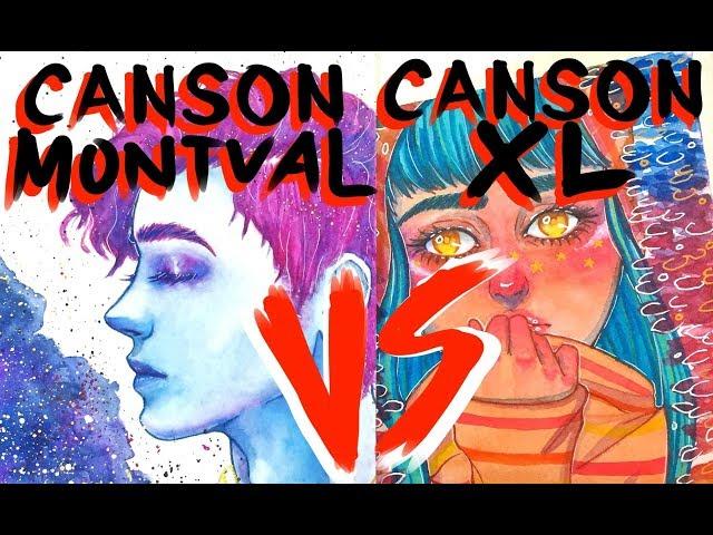 CANSON MONTVAL VS CANSON XL