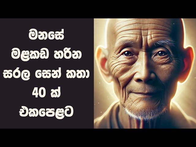 සරල සෙන් කතා 40 එකදිගට | Zen Stories Sinhala | Sinhala Inspirational Stories | Positive Thinking