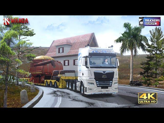 Truckers of Europe 3| OVERSIZED LOAD | Village mission | realistic HD gameplay