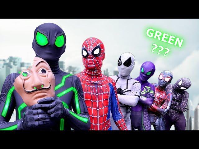 GREEN SPIDER-MAN ??? || Pro 6 SuperHeroes Story ( by FLife TV )