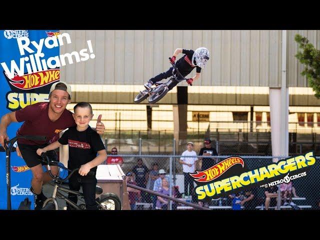 Getting Huge Air!! First Nitro Circus/Hot Wheels Superchargers Competition- Ryan Williams!!!