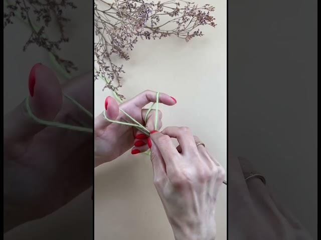 Немецкий набор петель #вязание #вязаниеспицами