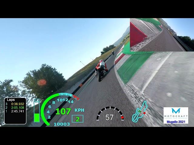 Mugello Circuit with Motocraft Sept  2021. Onboard S1000RR 2:04.9