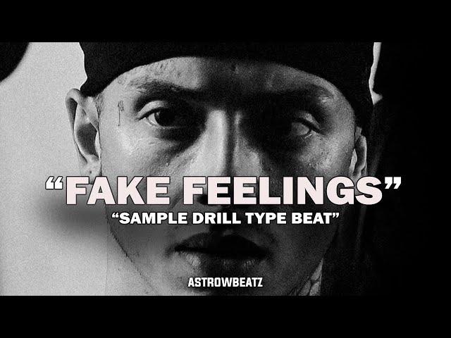 [FREE] Sad Melodic Drill x Central Cee x Lil Tjay Type Beat 2024 - "FAKE FEELINGS" | Sample Drill