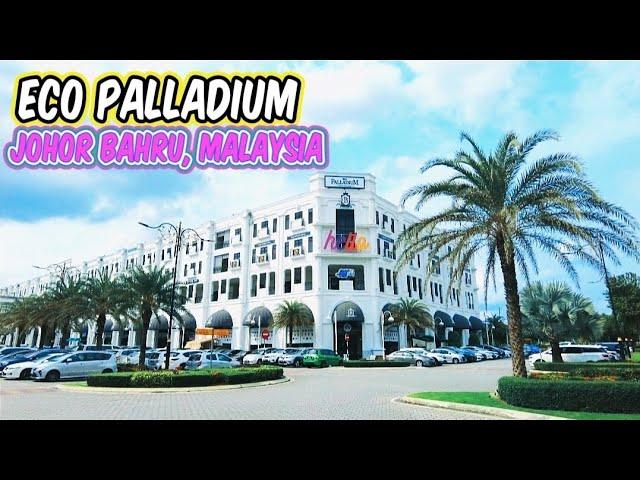 Eco Palladium Shopping Mall in Johor Bahru, Malaysia. Walking Tour in 4K.