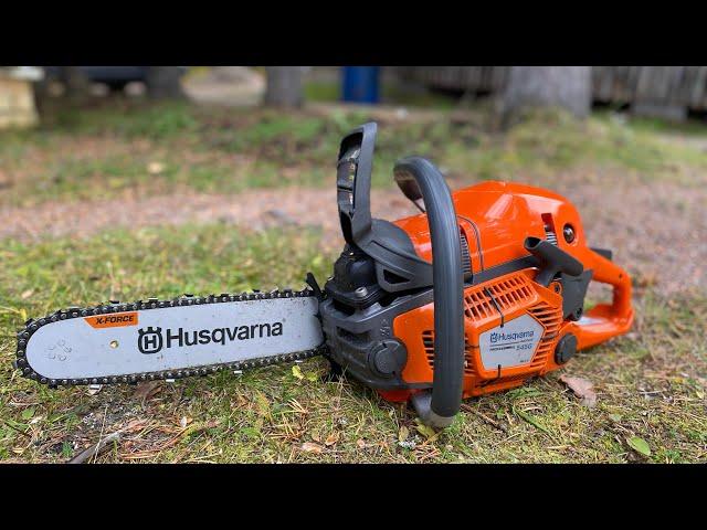 Testing out a new chainsaw | Husqvarna 545 | 4K