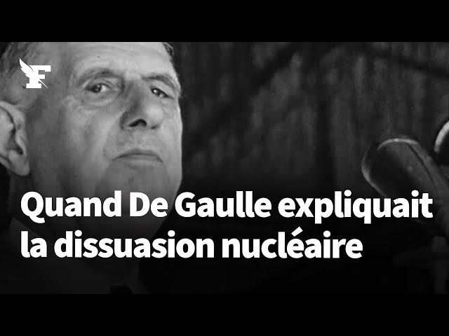 Ukraine: quand le général de Gaulle, à Tahiti, justifiait la dissuasion nucléaire